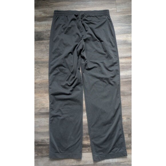 Adidas Track Pants Men's XL Dark Gray Sweatpants 32" Inseam 3 Stripes - Picture 5 of 6